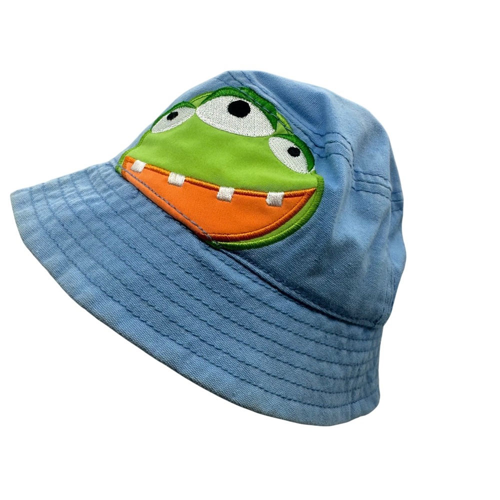 Truly Scrumptious Heidi Klum Blue Monster Bucket Hat 18-24M TS4994